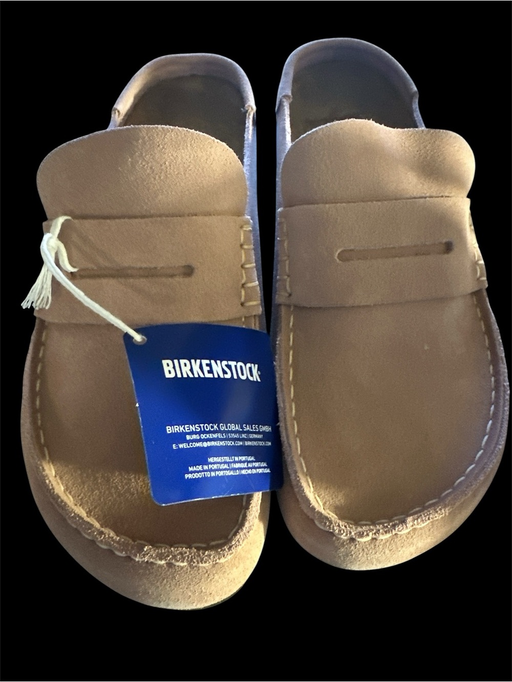 BIRKENSTOCK NAPLES WRAPPED SUEDE LEATHER LOAFERS IN PINK CLAY NWT Size 41 - Picture 4 of 6